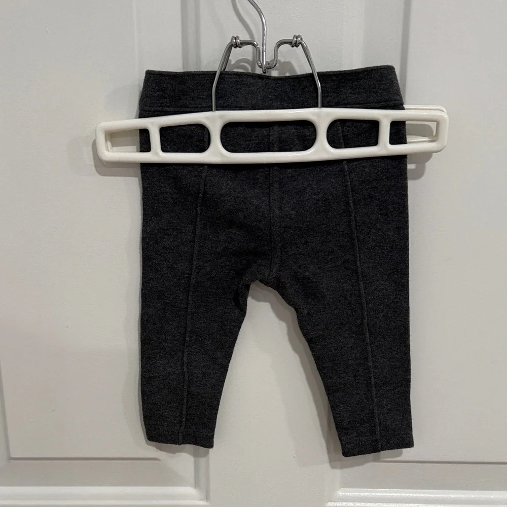 Janie and Jack Charcoal Gray Kids Leggings